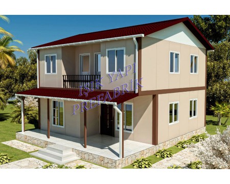 131 m2 İki Katlı Prefabrik