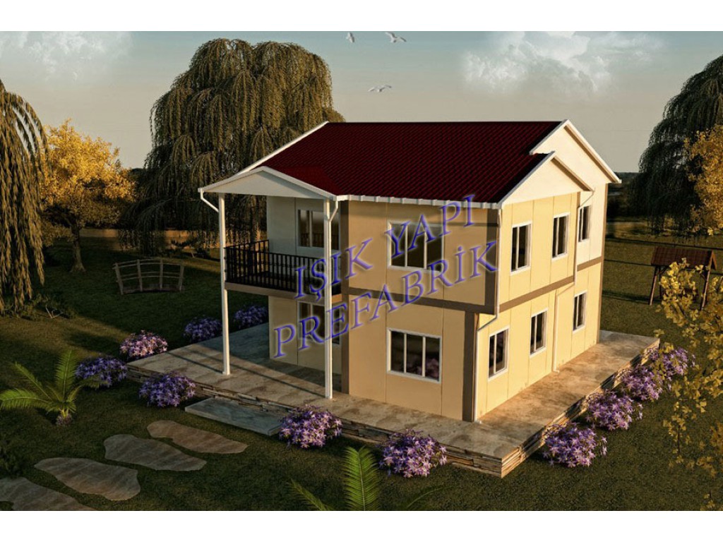 150 m2 İki Katlı Prefabrik