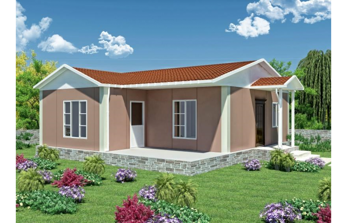Tek Katlı 77 m2 Prefabrik Ev