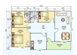 Tek Katlı 119 m2 Prefabrik Ev