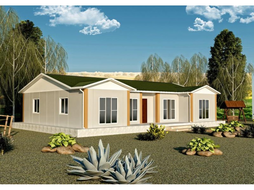 Tek Katlı 129 m2 Prefabrik Ev