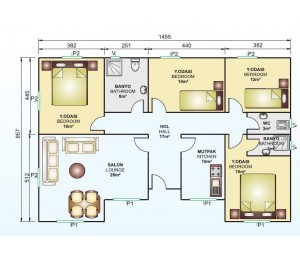 Tek Katlı 129 m2 Prefabrik Ev